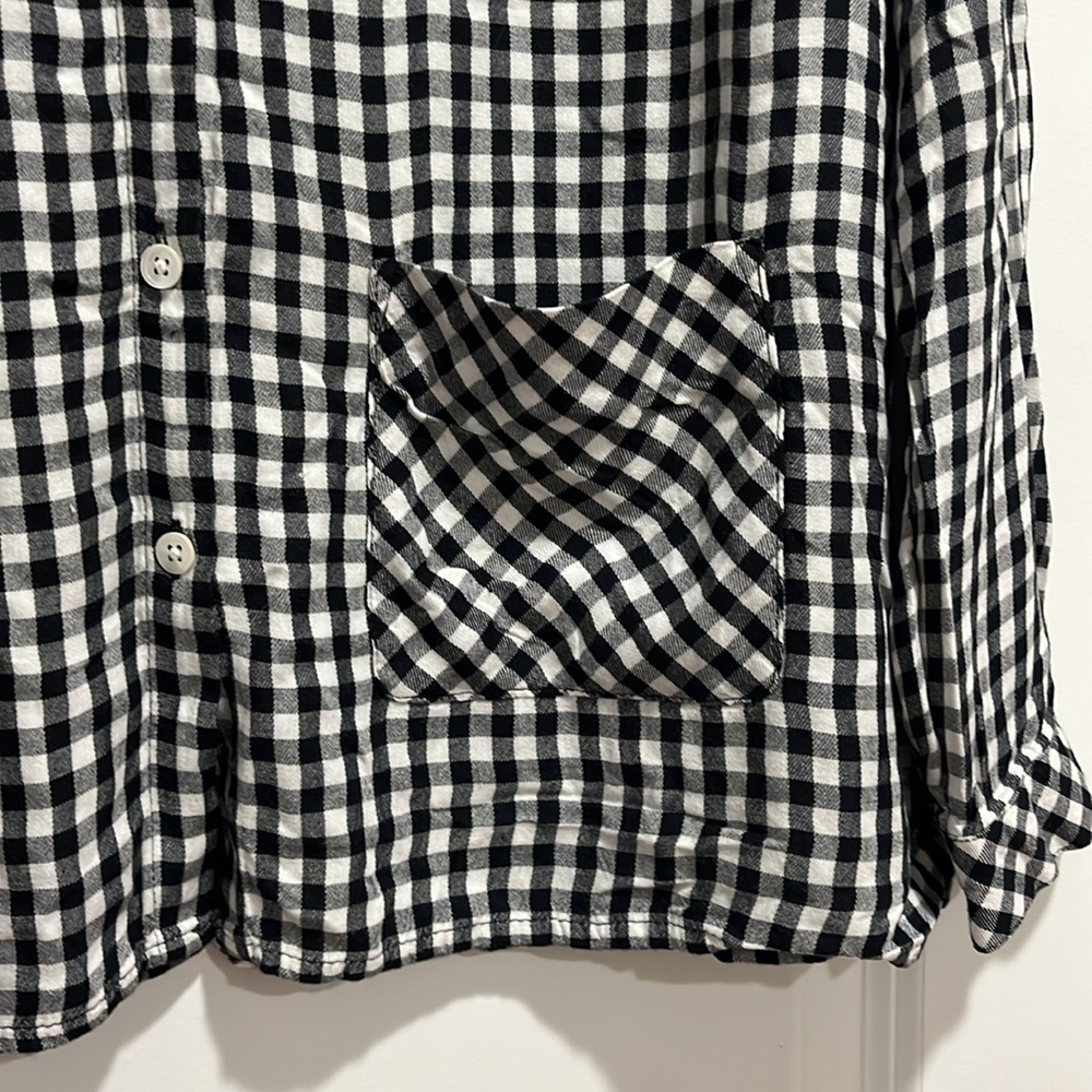 J Jill Gingham Top - Picture 3 of 7